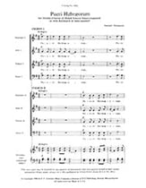 Pueri Hebraeorum SATB choral sheet music cover